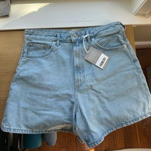 Everlane A-Line Denim Short Size 30 NWT